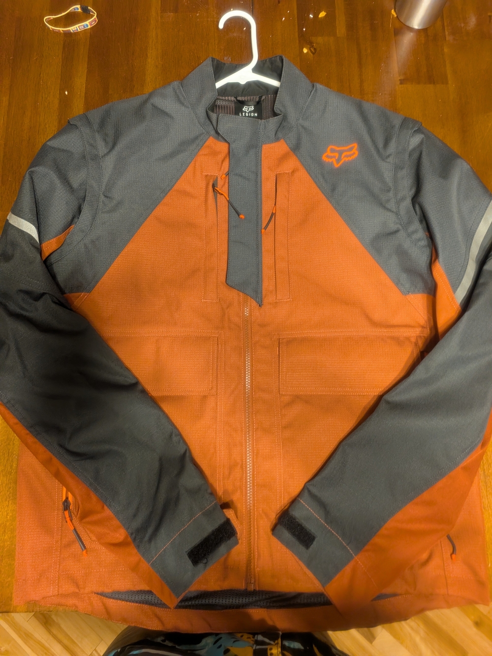 Fox Men’s Orange and Gray Performance Jacket